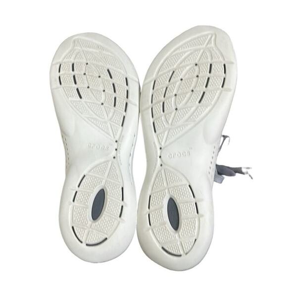 CROCS LITERIDE 360 PACER SNEAKERS‎ SLATE GRAY SIZE 9 - Picture 4 of 6